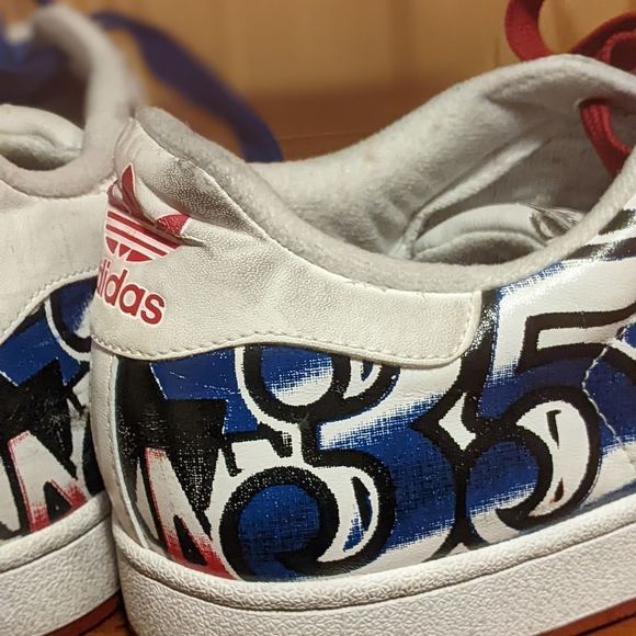 34TH anniversary adidas graphic tennis shoes - Picture 8 of 10